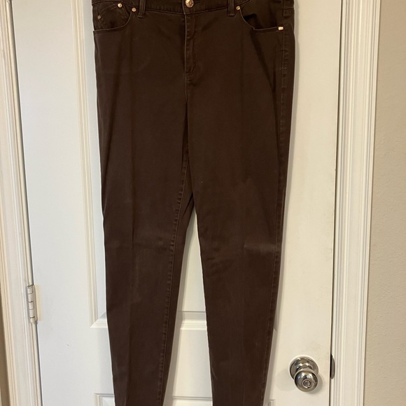 Chicos size 1 brown jeans/jeggings. - Picture 1 of 2